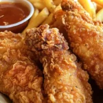 Pollo frito crujiente y jugoso con un rebozado perfecto