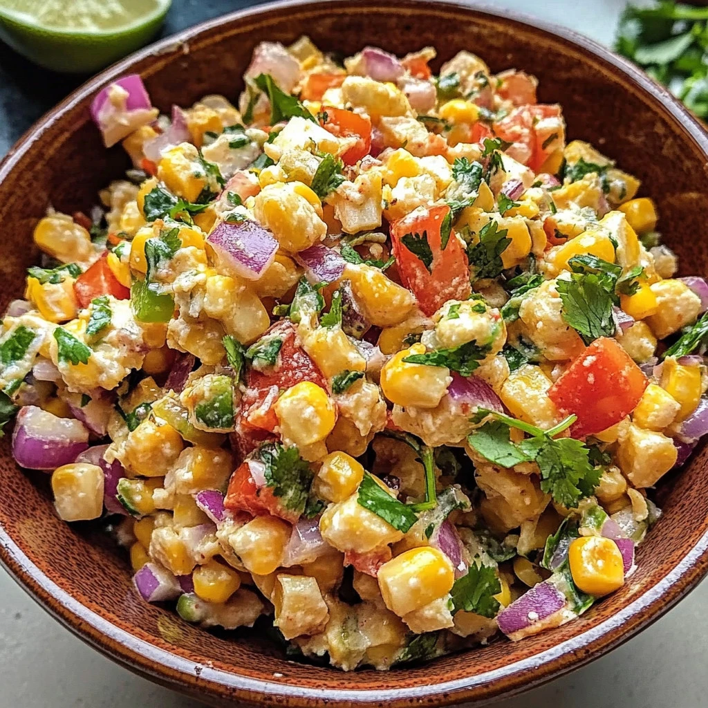 Deliciosa Ensalada de Maíz Callejera Mexicana (Esquites) – Receta Fácil y Rápida