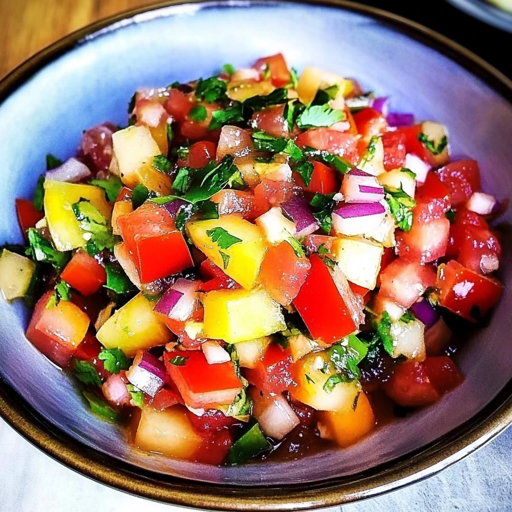 Pico de Gallo de Piña: Salsa Tropical y Fresca