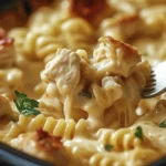 Pollo al Horno con Pasta al Ajo y Parmesano – Un Platillo Cremoso y Delicioso