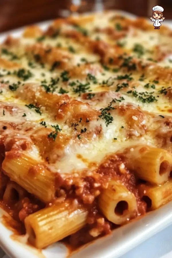 Lasaña de Ziti – Receta Fácil y Deliciosa de Lasaña con Pasta Ziti