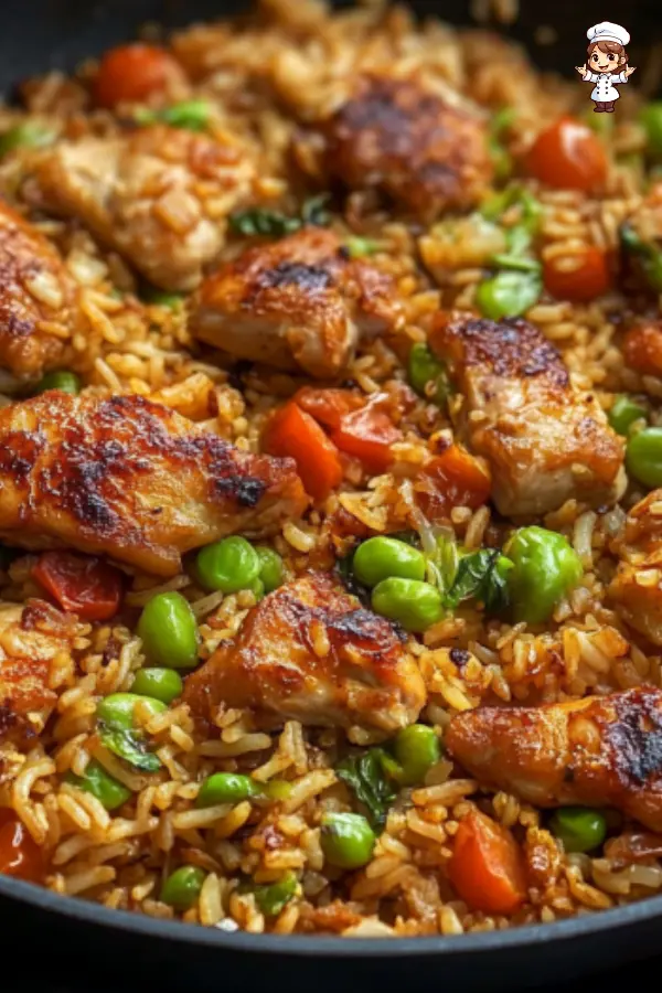 Pollo Jerk Caribeño con Arroz - Receta Exótica y Sabrosa