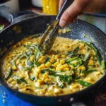 Rajas con crema, un platillo mexicano cremoso y picante con chiles.